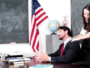 Big Teacher Cock Bangs The Sexy Teen Student Hardcore