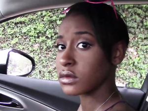 POV Outdoor Hardcore Sex With An Amateur Black Girl
