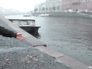 Beauty Goes Home With Him For Double Penetration Sex