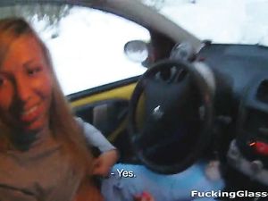 Cocksucker In The Car On A Cold Winter Day