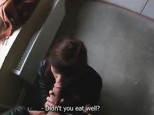 Big Dick Convinces The Slut To Have Naughty Public Sex