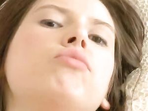 Bed Morning Masturbation With A Cute Princess