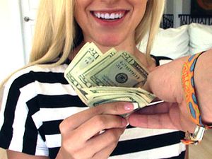 Cash Makes Her Spread Her Legs To Get Fucked