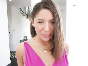 Abella Danger Strips And Sucks Cock Like A Hot Slut