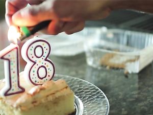 Birthday Fuck And Facial For The Blonde Teen Cutie